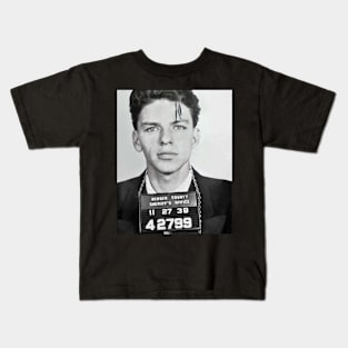 Frank Sinatra Mugshot Kids T-Shirt